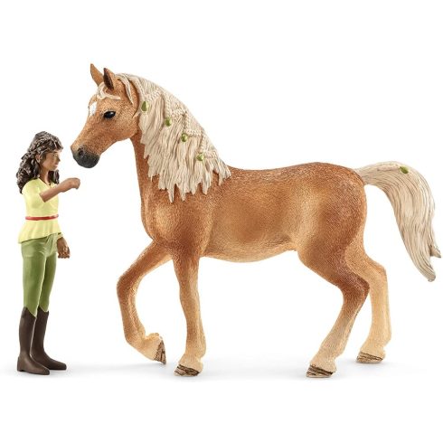 Schleich 42414 Sarah és Mystery lova
