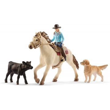 Schleich 42419 Western lovas állatokkal