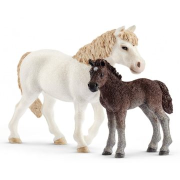 Schleich 42423 Dartmoor póni kanca és csikója