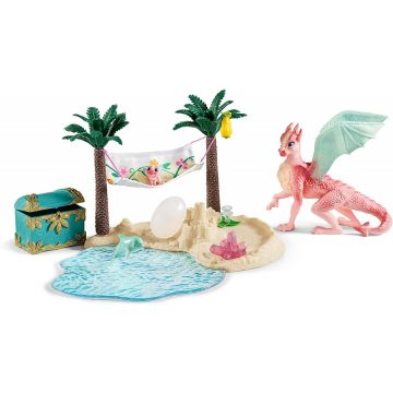 Schleich 42436 Sárkánysziget kincsekkel