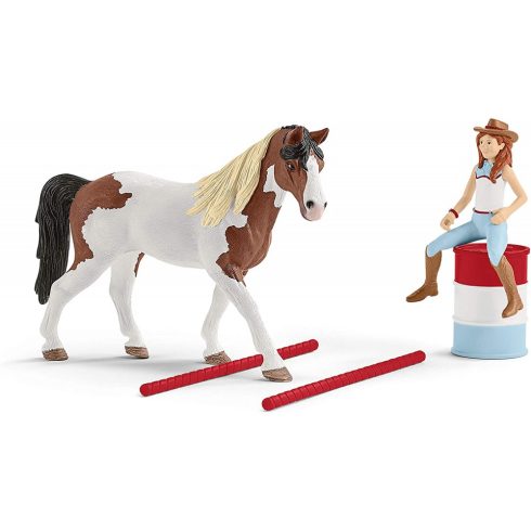 Schleich 42441 Hannah western lovaglókészlete