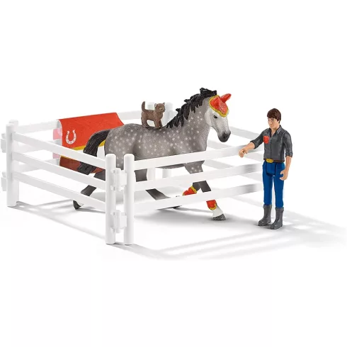 Schleich 42443 Mia lovastorna lovaglókészlete