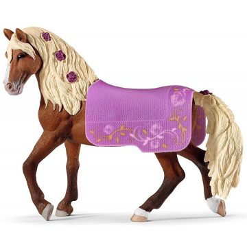 Schleich 42468 Paso Fino csődör a lovasbemutatón