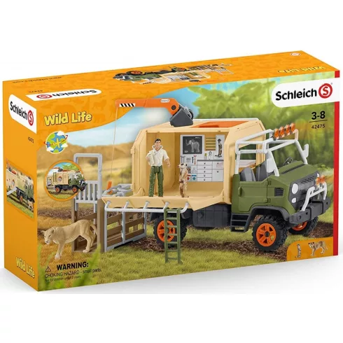 Schleich 42475 Állatmentő teherautó