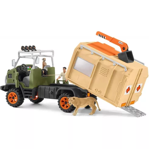 Schleich 42475 Állatmentő teherautó