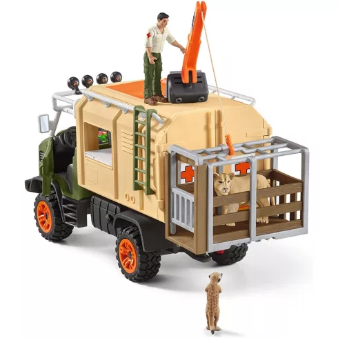 Schleich 42475 Állatmentő teherautó