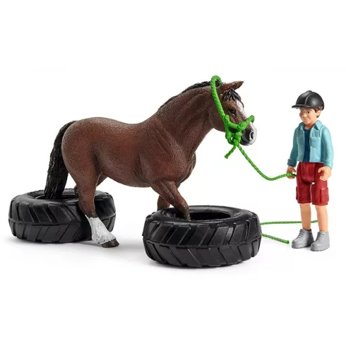 Schleich 42482 Lovasiskola Welsh pónival
