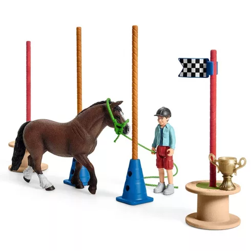 Schleich 42482 Lovasiskola Welsh pónival