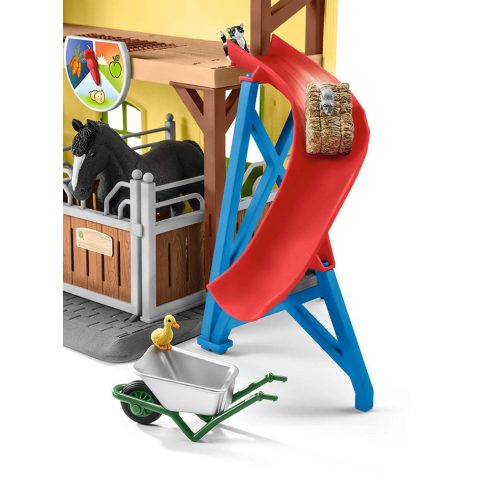 Schleich 42485 Lovarda Shire lovakkal (csomagolássérült)