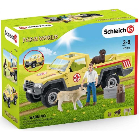 Schleich 42503 Állatorvos látogatása a farmon