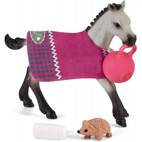 Schleich 42534 Játék a Quarter horse csikóval