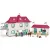 Schleich 42551 Lakóház istállóval és lovakkal