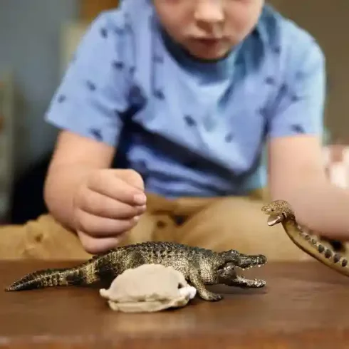 Schleich 42559 Anakonda és aligátor csatája