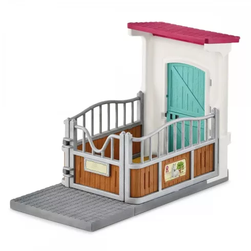 Schleich 42569 Istálló Angol telivér csődörrel