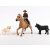 Schleich 42578 Western cowboy lovas állatokkal
