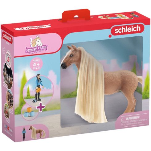 Schleich 42585 Kim és Criollo Definitivo lova fésülhető sörénnyel