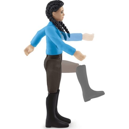 Schleich 42585 Kim és Criollo Definitivo lova fésülhető sörénnyel