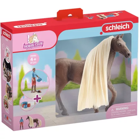 Schleich 42586 Leo és Rocky Mountain lova fésülhető sörénnyel
