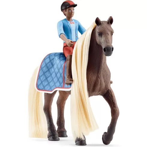 Schleich 42586 Leo és Rocky Mountain lova fésülhető sörénnyel
