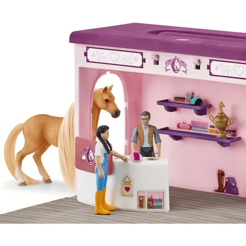 Schleich 42587 Hordozható divat lovasbolt