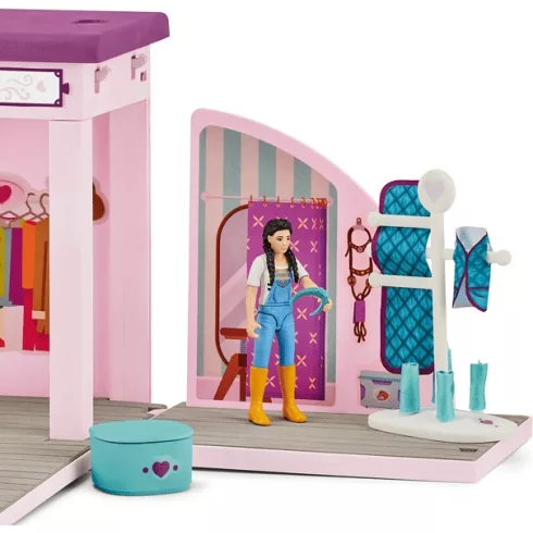 Schleich 42587 Hordozható divat lovasbolt
