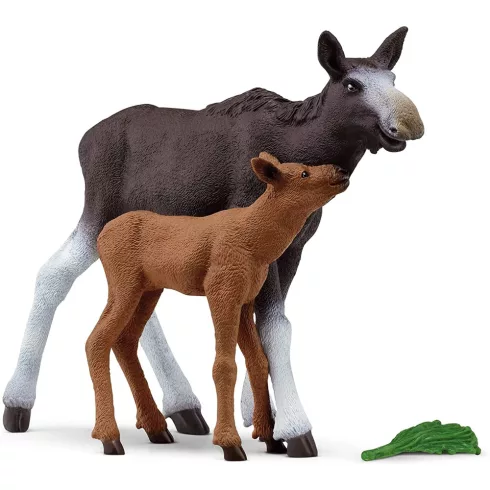 Schleich 42603 Jávorszarvas borjával