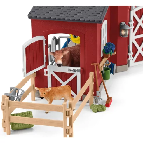 Schleich 42606 Farm istállóval és állatokkal