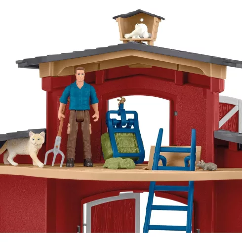 Schleich 42606 Farm istállóval és állatokkal