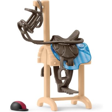 Schleich 42613 Lószerszám tartó állvány felszereléssel