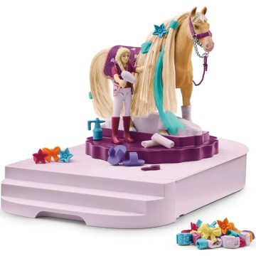 Schleich 42617 Lóápoló és szépítő állomás