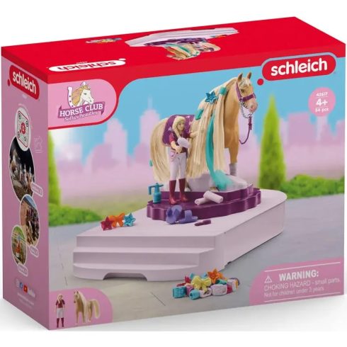 Schleich 42617 Lóápoló és szépítő állomás