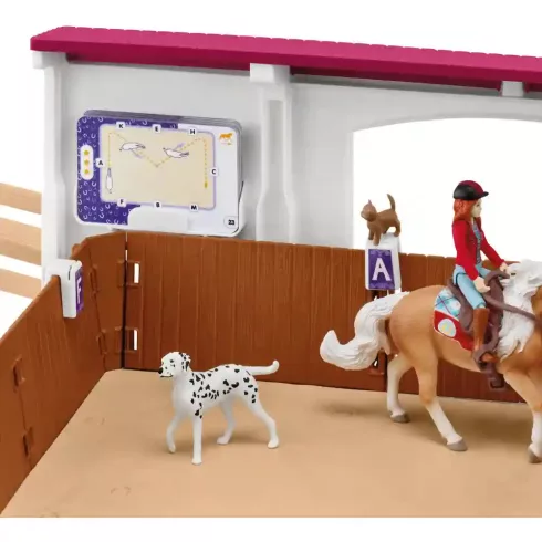Schleich 42639 Peppertree lovarda aréna lovakkal