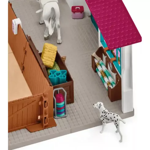 Schleich 42639 Peppertree lovarda aréna lovakkal