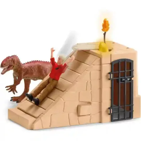 Schleich 42656 A dinó templom meghódítása Mega-Set, dinoszauruszok, Monolophosaurus, Postosuchus