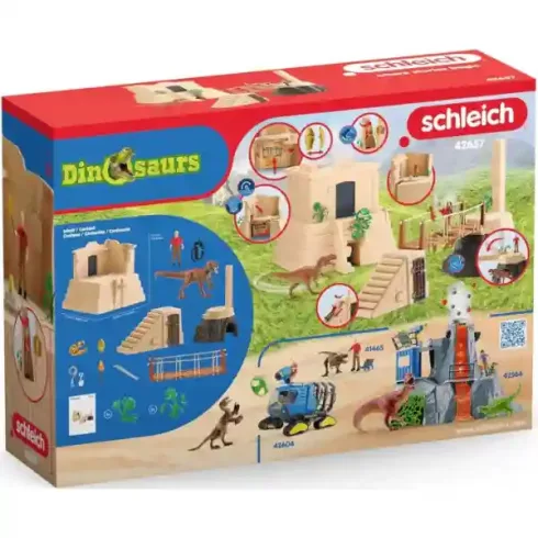Schleich 42657 A dinó templom meghódítása, dinoszauruszok, Monolophosaurus