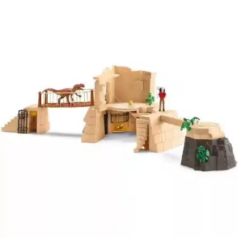 Schleich 42657 A dinó templom meghódítása, dinoszauruszok, Monolophosaurus