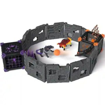  Schleich 42673 BattleCave harci aréna tűzbika és árnykutya figurákkal