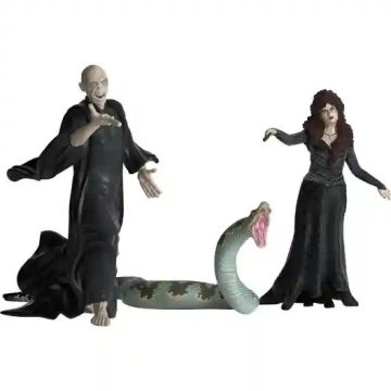   Schleich 42684 Harry Potter - Voldmeort nagyúr, Nagini kígyó és Bellatrix Lestrange