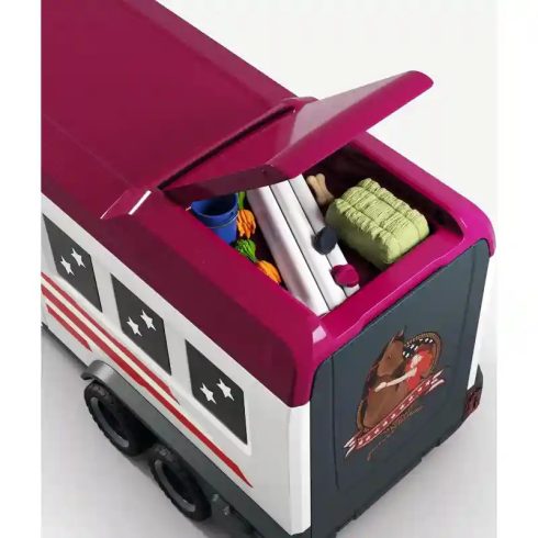 Schleich 42705 Lószállító terepjáróval és lovakkal (csomagolássérült)