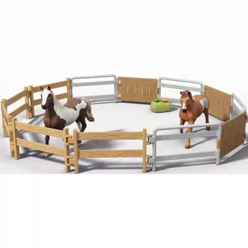 Schleich 42705 Lószállító terepjáróval és lovakkal (csomagolássérült)