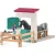 Schleich 42709 Lisa és Storm hannoveri lova istállóval