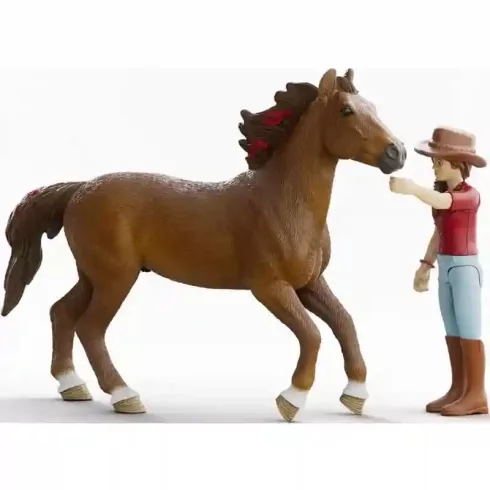 Schleich 42711 Hannah és Cayenne lova