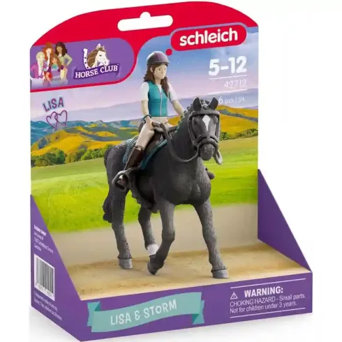 Schleich 42712 Lisa és Storm lova