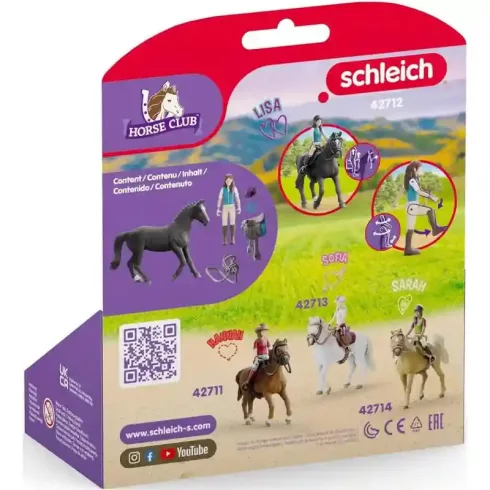 Schleich 42712 Lisa és Storm lova