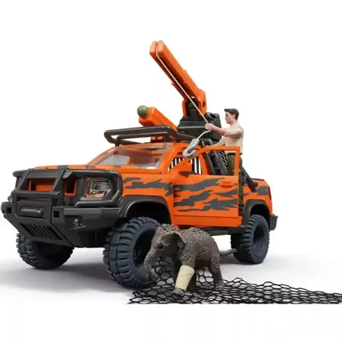 Schleich 42720 Terepjárós dzsungelkaland kiselefánttal