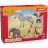   Schleich 42721 A vadon állatai válogatás (zebra, oroszlán, kiselefánt, csimpánzkölyök)