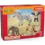 Schleich 42721 A vadon állatai válogatás (zebra, oroszlán, kiselefánt, csimpánzkölyök)