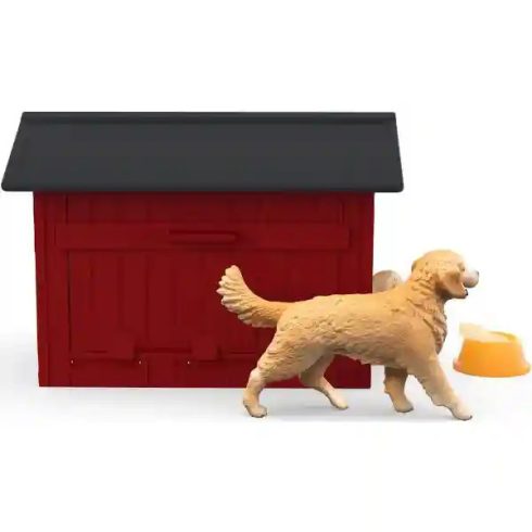 Schleich 42722 Kutyaház Golden retriever kutyákkal