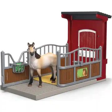 Schleich 42724 Istálló Musztáng kancával