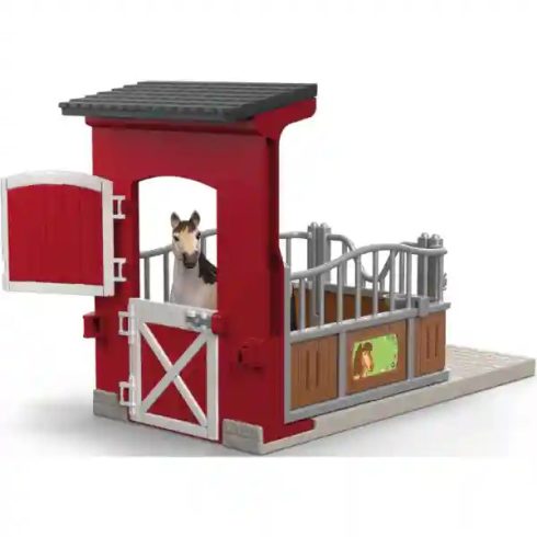 Schleich 42724 Istálló Musztáng kancával